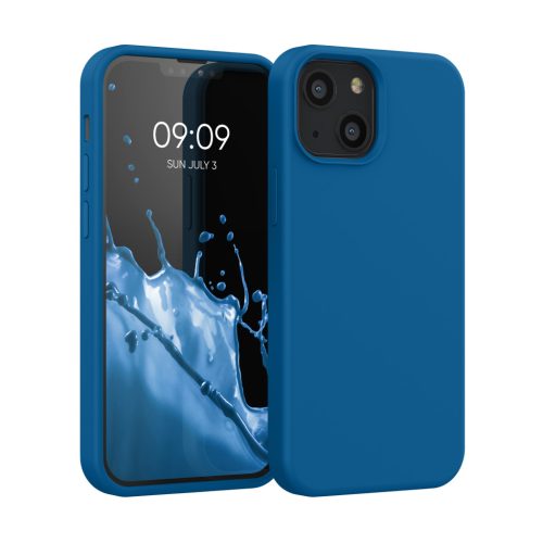 Θήκη Kwmobile για Apple iPhone 13 Mini, Μπλε, Σιλικόνη, KWM000013OU061C