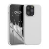 Θήκη Kwmobile για Apple iPhone 13 Pro, Λευκή, Σιλικόνη, KWM000013OX051C