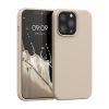 Θήκη Kwmobile για Apple iPhone 13 Pro, Κρεμ, Σιλικόνη, KWM000013OX053C