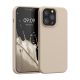 Θήκη Kwmobile για Apple iPhone 13 Pro, Κρεμ, Σιλικόνη, KWM000013OX053C