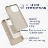 Θήκη Kwmobile για Apple iPhone 13 Pro, Κρεμ, Σιλικόνη, KWM000013OX053C