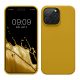 Θήκη Kwmobile για Apple iPhone 14 Pro Max, Κίτρινη, Σιλικόνη, KWM000016NL046C