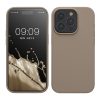 Θήκη Kwmobile για Apple iPhone 15 Pro, Μπεζ, Σιλικόνη, KWM000020CC047C
