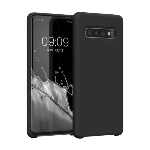 Θήκη Kwmobile για Samsung Galaxy S10, Σκούρο γκρι, Σιλικόνη, KWM000009QK056C