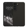 Θήκη Kwmobile για Samsung Galaxy S22, Σκούρο γκρι, Σιλικόνη, KWM000014GR078C