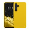 Θήκη Kwmobile για Samsung Galaxy S24 FE, Κίτρινη, Σιλικόνη, KWM000021WA008C