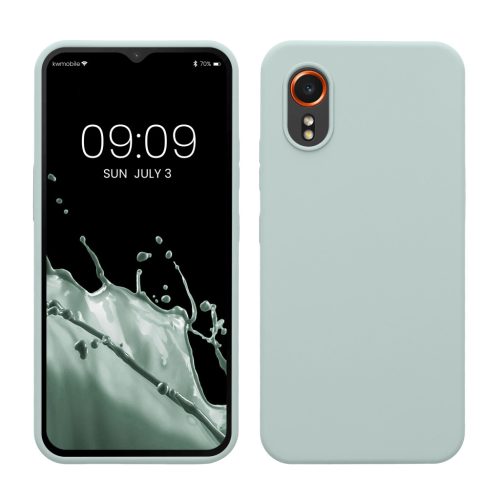 Θήκη Kwmobile για Samsung Galaxy Xcover 7, Ανοιχτό Πράσινο, Σιλικόνη, KWM000021WB013C
