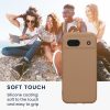 Θήκη Kwmobile για Google Pixel 8a, Κρεμ, Σιλικόνη, KWM000020KU035C