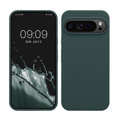 Θήκη Kwmobile για Google Pixel 9 Pro XL, Πράσινη, Σιλικόνη, KWM000020PV018C