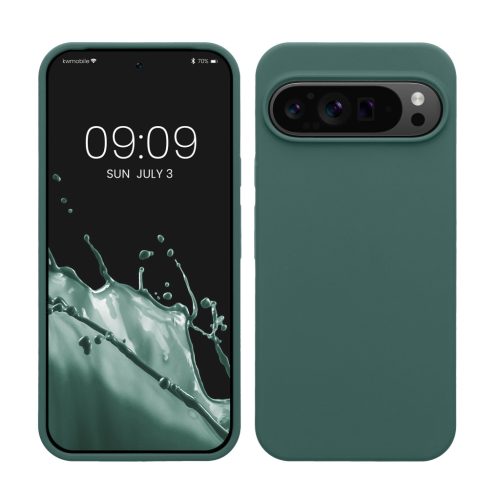 Θήκη Kwmobile για Google Pixel 9 Pro XL, Πράσινη, Σιλικόνη, KWM000020PV021C