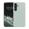 Θήκη Kwmobile για Samsung Galaxy S24 FE, ανοιχτό πράσινο, σιλικόνη, KWM000021WC004C