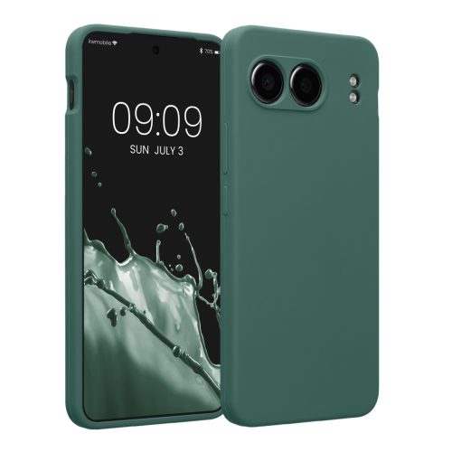 Θήκη Kwmobile για OnePlus Nord 4, Πράσινη, Σιλικόνη, KWM000022VH002C