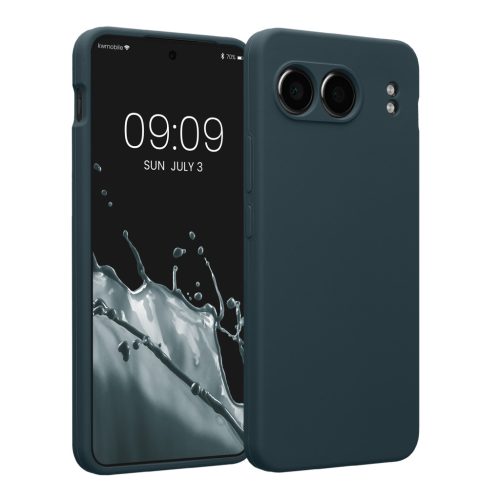 Θήκη Kwmobile για OnePlus Nord 4, Σκούρο πράσινο, Σιλικόνη, KWM000022VH003C
