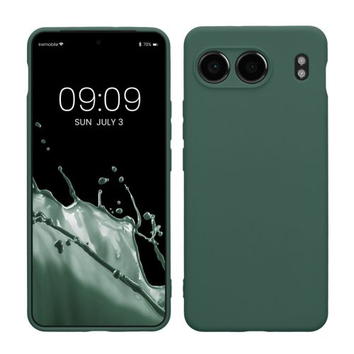 Θήκη Kwmobile για OnePlus Nord 4, Πράσινη, Σιλικόνη, KWM000022VI004C