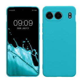   Θήκη Kwmobile για OnePlus Nord 4, Ανοιχτό Μπλε, Σιλικόνη, KWM000022VI008C