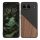 Θήκη Kwmobile για OnePlus Nord 4, Καφέ/Μαύρο, Ξύλο/Σιλικόνη, KWM000022VK001C