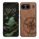 Θήκη Kwmobile για OnePlus Nord 4, Καφέ, Ξύλο/Σιλικόνη, KWM000022VM001C