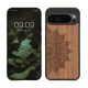 Θήκη Kwmobile για Google Pixel 9 Pro XL, Καφέ, Ξύλο/Σιλικόνη, KWM000020QT002C