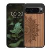 Θήκη Kwmobile για Google Pixel 9 Pro XL, Καφέ, Ξύλο/Σιλικόνη, KWM000020QT002C