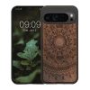 Θήκη Kwmobile για Google Pixel 9 Pro XL, Καφέ, Ξύλο/Σιλικόνη, KWM000020QT003C