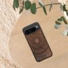 Θήκη Kwmobile για Google Pixel 9 Pro XL, Καφέ, Ξύλο/Σιλικόνη, KWM000020QT003C