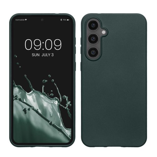 Θήκη Kwmobile για Samsung Galaxy S23 FE, Πράσινη, Σιλικόνη, KWM000021WO001C