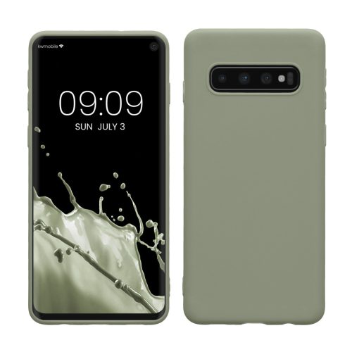 Θήκη Kwmobile για Samsung Galaxy S10, ανοιχτό πράσινο, σιλικόνη, KWM000009MS013C