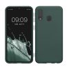 Θήκη Kwmobile για Samsung Galaxy A40, Σκούρο Πράσινο, Σιλικόνη, KWM000009ZX035C