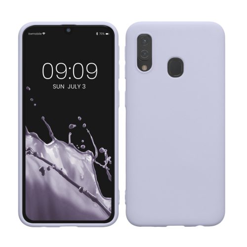 Θήκη Kwmobile για Samsung Galaxy A40, Ανοιχτό Μωβ, Σιλικόνη, KWM000009ZX036C