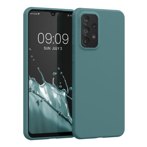 Θήκη Kwmobile για Samsung Galaxy A33 5G, ανοιχτό πράσινο, σιλικόνη, KWM000015FQ011C