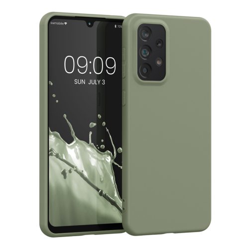 Θήκη Kwmobile για Samsung Galaxy A33 5G, ανοιχτό πράσινο, σιλικόνη, KWM000015FQ015C