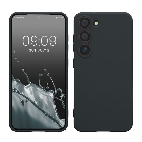Θήκη Kwmobile για Samsung Galaxy S23, Σκούρο Μπλε, Σιλικόνη, KWM000017WK021C