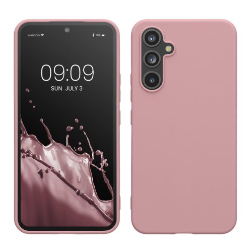 Θήκη Kwmobile για Samsung Galaxy A54 5G, Ανοιχτό ροζ, Σιλικόνη, KWM000018FR045C