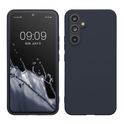 Θήκη Kwmobile για Samsung Galaxy A54 5G, Σκούρο μπλε, Σιλικόνη, KWM000018FR046C