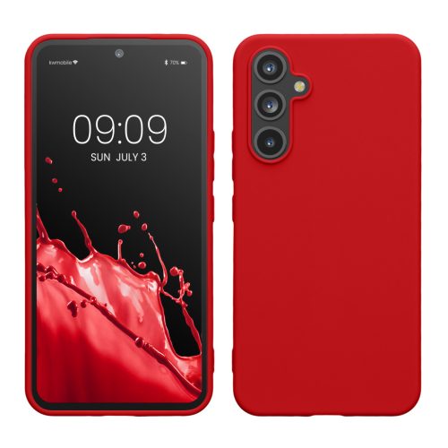 Θήκη Kwmobile για Samsung Galaxy A54 5G, Κόκκινη, Σιλικόνη, KWM000018FR048C