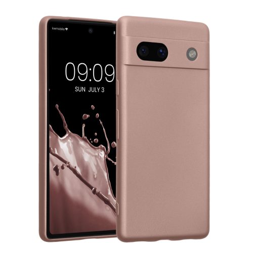 Θήκη Kwmobile για Google Pixel 7a, Κρεμ, Σιλικόνη, KWM000019YG014C