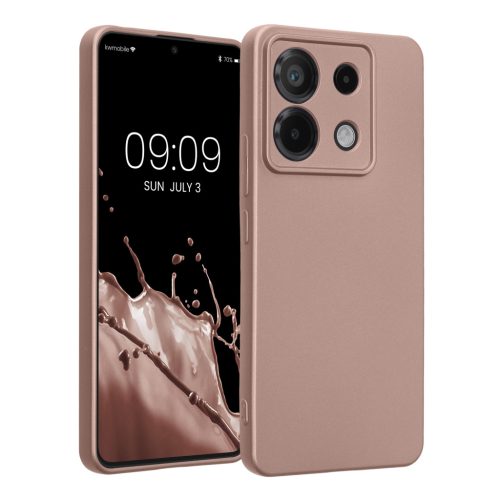 Θήκη Kwmobile για Xiaomi Redmi Note 13 Pro 5G, Κρεμ, Σιλικόνη, KWM000020LE013C