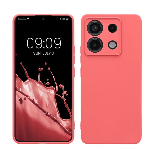 Θήκη Kwmobile για Xiaomi Redmi Note 13 Pro 5G, Ροζ, Σιλικόνη, KWM000020LD036C