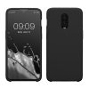 Θήκη Kwmobile για OnePlus 6T, Μαύρη, Σιλικόνη, KWM000009BL036C