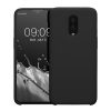 Θήκη Kwmobile για OnePlus 6T, Μαύρη, Σιλικόνη, KWM000009BL036C