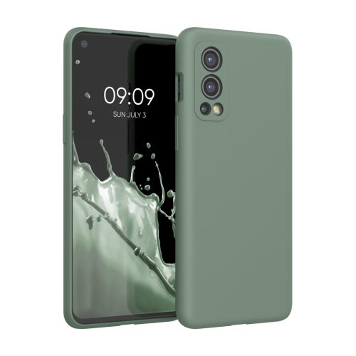 Θήκη Kwmobile για OnePlus Nord 2 5G, Πράσινη, Σιλικόνη, KWM000013UZ040C