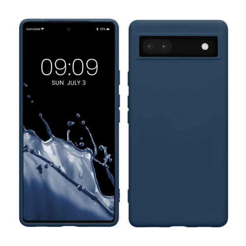 Θήκη Kwmobile για Google Pixel 6a, Μπλε, Σιλικόνη, KWM000015OO024C