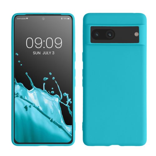 Θήκη Kwmobile για Google Pixel 7, Ανοιχτό μπλε, Σιλικόνη, KWM000016ZL026C
