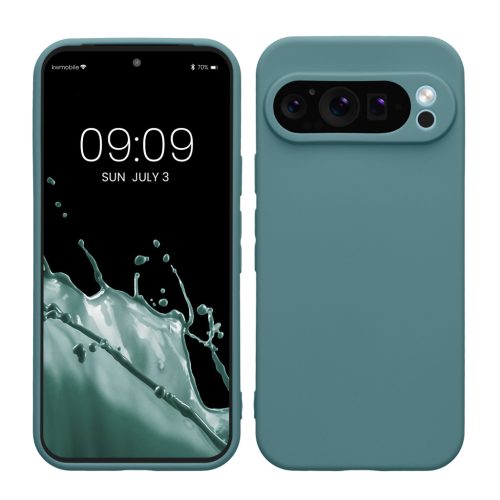 Θήκη Kwmobile για Google Pixel 9 Pro, ανοιχτό πράσινο, σιλικόνη, KWM000020PH017C
