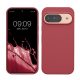 Θήκη Kwmobile για Google Pixel 9/Pixel 9 Pro, Σκούρο ροζ, Σιλικόνη, KWM000020PI024C