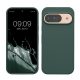Θήκη Kwmobile για Google Pixel 9/Pixel 9 Pro, Σκούρο πράσινο, Σιλικόνη, KWM000020PI025C