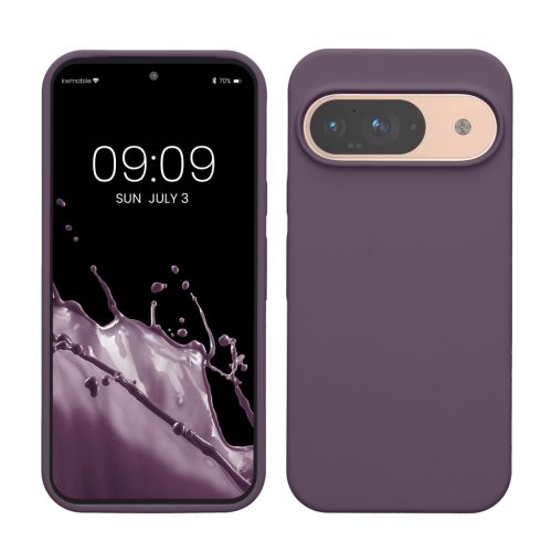 Θήκη Kwmobile για Google Pixel 9/Pixel 9 Pro, Μωβ, Σιλικόνη, KWM000020PI026C
