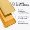 Θήκη Kwmobile για Google Pixel 9/Pixel 9 Pro, Πορτοκαλί, Σιλικόνη, KWM000020PI028C