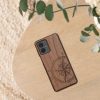Θήκη Kwmobile για Motorola Moto G54, Καφέ, Ξύλο/Σιλικόνη, KWM000022VW001C