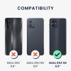 Θήκη Kwmobile για Motorola Moto G54, Καφέ, Ξύλο/Σιλικόνη, KWM000022VW001C